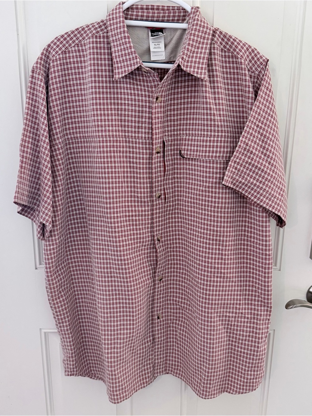 The North Face Shirt XL | Red White Plaid Button Up